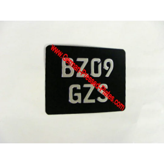 German Square Plate with Size & Colour Choice