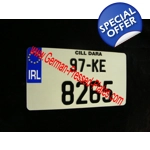 1 of JAP JDM Pressed Number Plate with 2 Size Digits 13