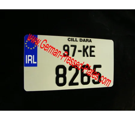 1 of JAP JDM Pressed Number Plate with 2 Size Digits 13"x 7" Large/Sm