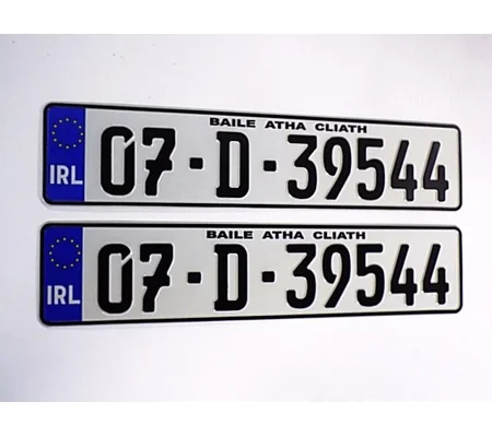 Continental 7 IRL German Pressed Plates White x2