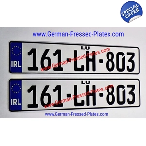 IRL German Pressed Plates x2, Fixing Kit, Seals & Platettes