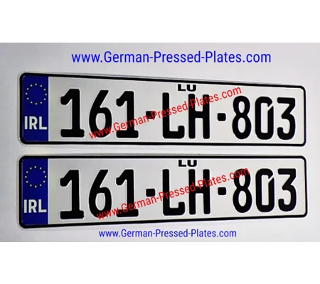 IRL German Pressed Plates x2, Fixing Kit, Seals & Platettes