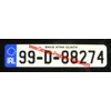 Euro Small Front Number Plates with Choices
