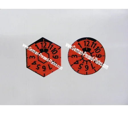 German Plakettes Stickers for plates