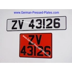 Vintage Pressed Plates Oblong and Square Large No's