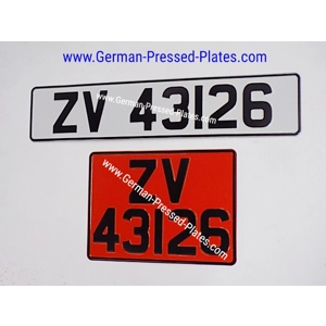 Vintage Pressed Plates Oblong and Square Large No's