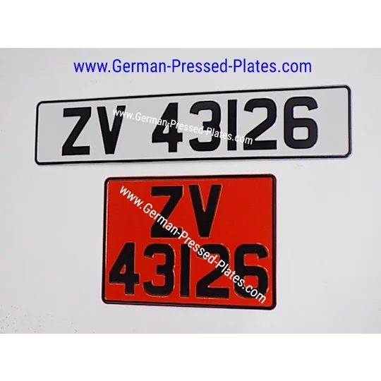 Vintage Pressed Plates Oblong and Square Large No's