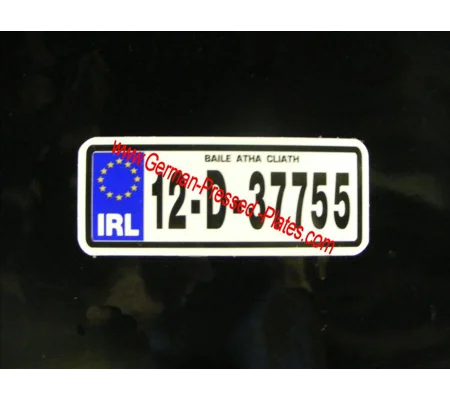 1 of Euro Small Front Number Plate with Choices