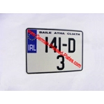NCT Square Pressed Number Plate