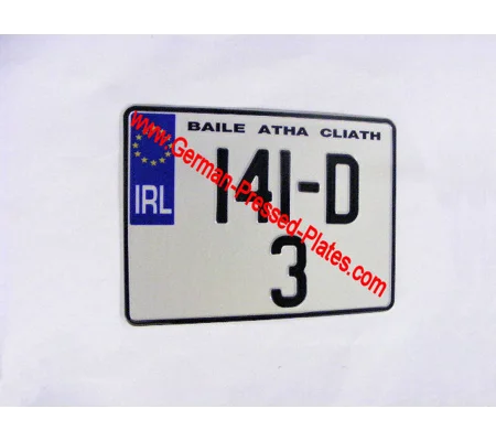 NCT Square Pressed Number Plate