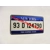New York USA Pressed Number Plate With Small Siz..
