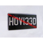 Black and Silver Pressed Plate 12