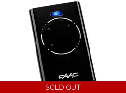 FAAC XT4 868 SLH Gate Remote Control Keyfob Transmitter Key Fob Black