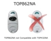 CAME TOP862NA Gate Remote Control  Transmitter Key
