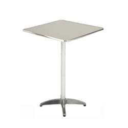 Square Aluminium Cafe Table