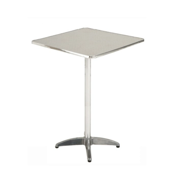 Square Aluminium Cafe Table