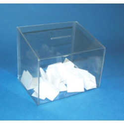 Jumbo Ballot Box Without Header - With Optional Lock