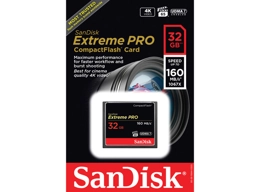 SanDisk 32GB Extreme Pro Compact Flash 160MB/s