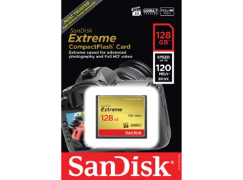 SanDisk 128GB Extreme Compact Flash 120GB/s