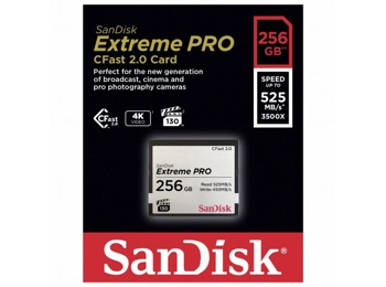 SanDisk 256GB CFast 525MB/s Extreme Pro