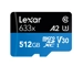 Lexar 512GB 633x Micro SD with SD Adapter