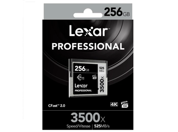 Lexar 256GB CFast 525MB/s Professional
