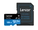 Lexar 128GB 633x Micro SDXC with SD Adapter