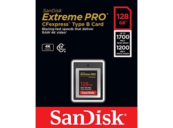 SanDisk 128GB Extreme Pro CF Express Type B