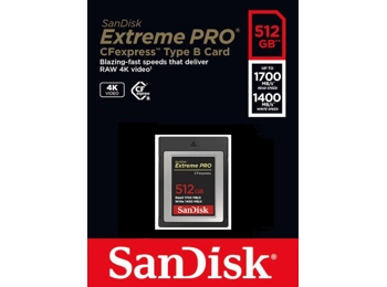SanDisk 512GB Extreme Pro CFexpress Type-B