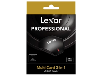 Lexar Professional 3 in 1 USB3.1 Card Reader