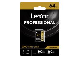 Lexar 64GB 2000x SDXC Professional 300MB/s