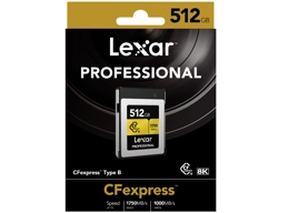Lexar 512GB Professional CFexpress Type B Gold Series