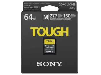 Sony 64GB SDXC UHS-II M-Series (277MB/s) TOUGH