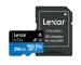 Lexar 256GB 633x Micro SDXC with SD Adapter
