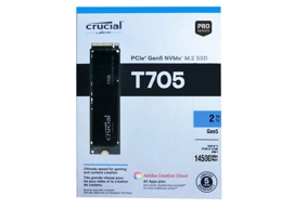 Crucial 2TB T705 NVMe Gen5 M.2 SSD