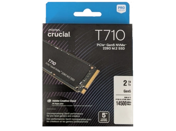 Crucial 2TB T710 PCIe Gen 5 NVMe M.2 SSD