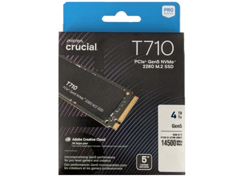 Crucial 4TB T710 NVMe Gen5 M.2 SSD
