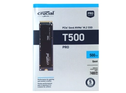 Crucial 500GB T500 NVMe Gen4 M.2 SSD