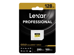 Lexar 128GB Micro SDXC Professional Gold (280MB/s)