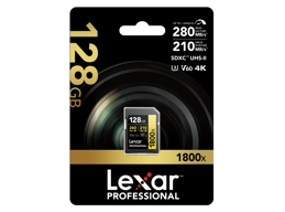 Lexar 128GB SDXC Professional 1800x (280MB/s)