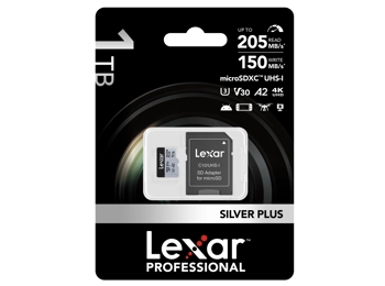 Lexar 1TB Micro SDXC Professional Silver Plus (205MB/s)