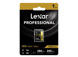 Lexar 1TB SDXC Professional 1800x (270MB/s)