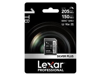 Lexar 1TB SDXC Professional Silver Plus (205MB/s)