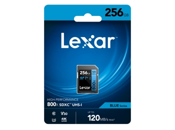 Lexar 256GB SDXC Pro 800x (120MB/s) Lexar 256GB SDXC Pro 800x (120MB/s)