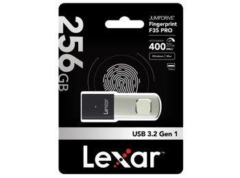 Lexar 256GB F35 PRO JumpDrive Fingerprint USB3.2