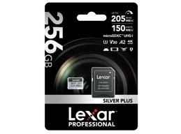 Lexar 256GB Micro SDXC Professional Silver Plus