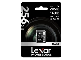 Lexar 256GB SDXC Professional Silver (205MB/s)