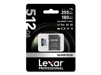 Lexar 512GB Micro SDXC Professional Silver Plus