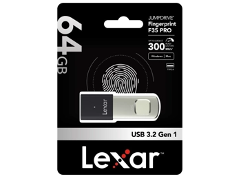 Lexar 64GB F35 PRO JumpDrive Fingerprint USB3.2