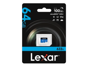 Lexar 64GB High-Performance Micro SDXC 633x Lexar 64GB High-Performance Micro SDXC 633x